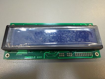 LCD-Display auf grüner Leiterplatte