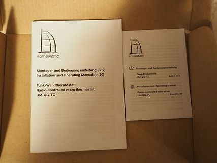 Bedienungsanleitungen von HomeMatic