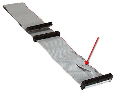 Flachbandkabel mit Steckern