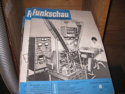 Altes Magazin Funkschau mit technischem Artikel