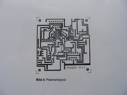 Leiterplatten-Layout eines Phasers