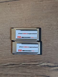 Zwei USB 3.0 ExpressCard Adapter