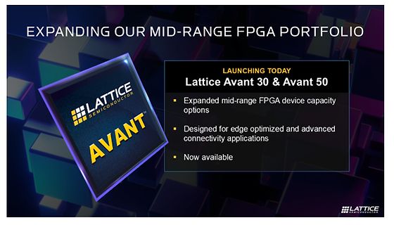 Präsentation der Lattice Avant 30 & Avant 50 FPGAs