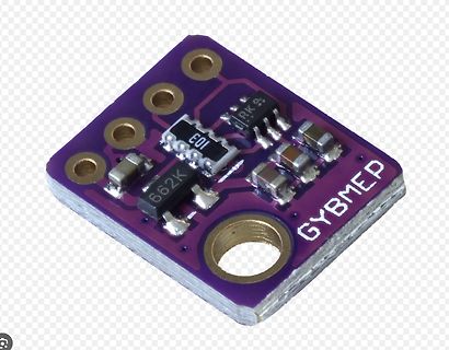 Kleine violette Leiterplatte mit SMD-Bauteilen