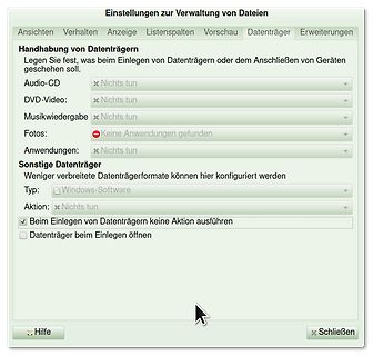 Windows Einstellungen zur Verwaltung von Datenträgern