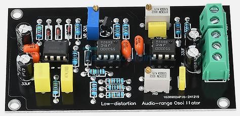 Leiterplatte eines Low-distortion Audio-range Oscillators
