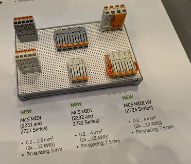 Übersicht verschiedener MCS MIDI Steckverbinder