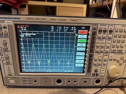 Rohde & Schwarz FSIQ 3 Signalanalysator mit Spektrum