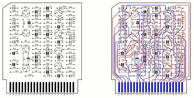 Schaltplan und Leiterplattenlayout eines elektronischen Moduls