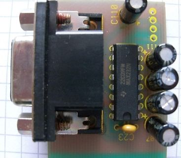 RS232 zu DB9 Wandler Platine