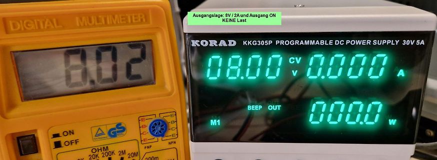 Digitalmultimeter und programmierbares Netzteil