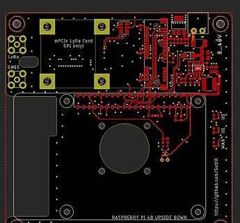 PCB-Layout einer Erweiterungsplatine für Raspberry Pi