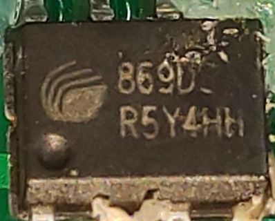 Makroaufnahme eines integrierten Schaltkreises