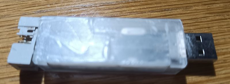 USB-Stick in transparenter Hülle