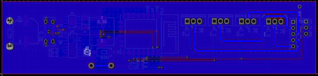 PCB-Layout einer Leiterplatte