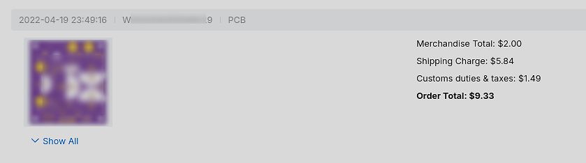 Bestellübersicht eines Online-Shops