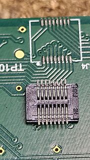 Leiterplatte mit SMD-Steckverbinder