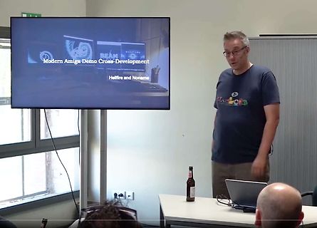Vortrag über Modern Amiga Demo Cross-Development