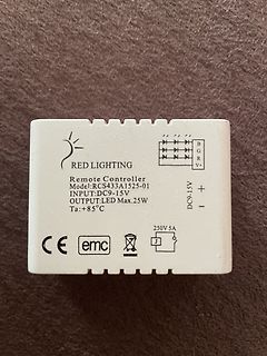 Aufkleber eines LED-Remote-Controllers