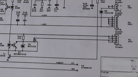 Ausschnitt eines Schaltplans