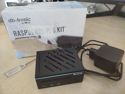 Raspberry Pi 5 Kit mit Gehäuse und Netzteil