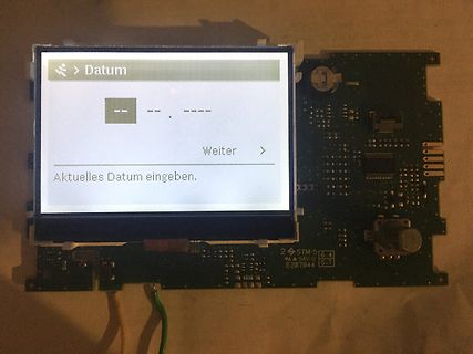 Leiterplatte mit LCD-Display