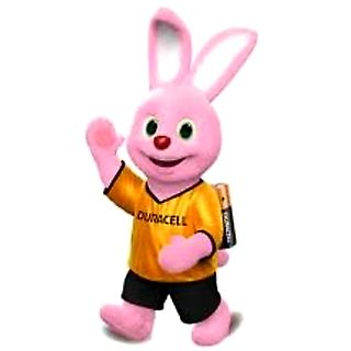 Rosa Duracell-Maskottchen