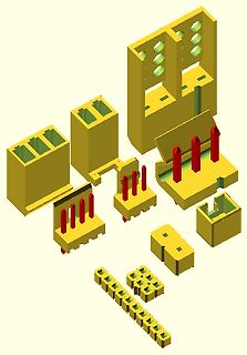 3D CAD Ansicht eines Leiterplatten-Layouts