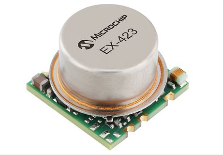 Microchip EX-423 Bauteil auf Leiterplatte