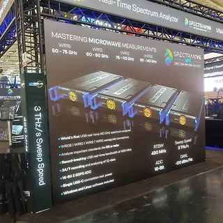 Werbebanner für Spektrum-Analysatoren von SpectranV6