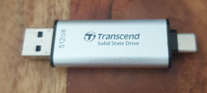 Transcend 512GB Solid State Drive USB-Stick