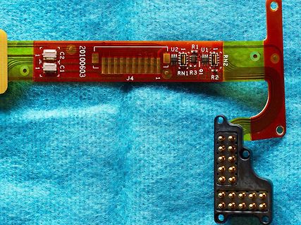 Flexible Leiterplatte mit Anschlussstecker