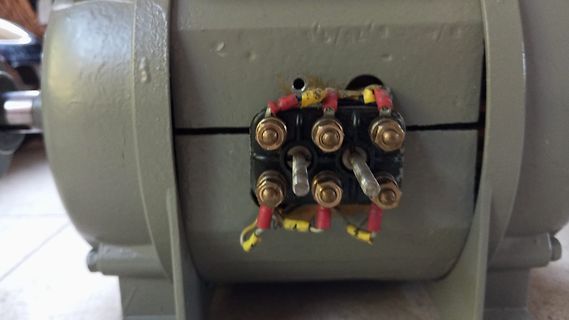 Anschlussklemmen eines Elektromotors