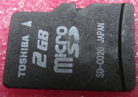 Toshiba MicroSD 2 GB Speicherkarte