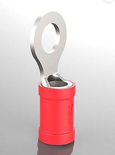 Ringkabelschuh mit roter Isolierung