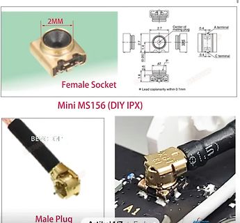 Mini MS156 Steckverbinder mit Zeichnung und Fotos