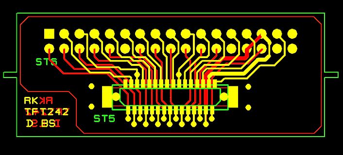 PCB-Layout eines integrierten Schaltkreises