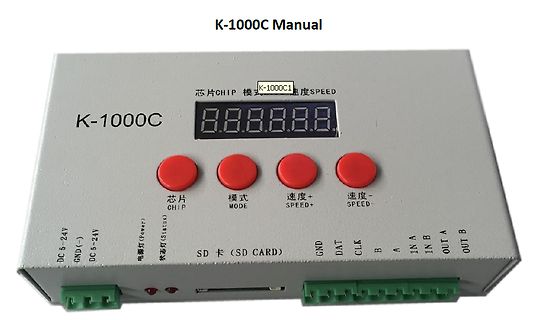 Elektronikgerät K-1000C mit Display und Tasten