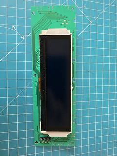 Foto einer Leiterplatte mit LCD-Display