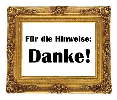 Text in Goldrahmen