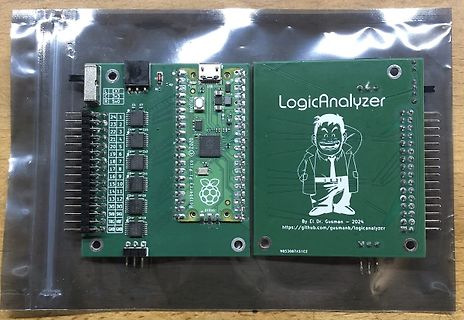 Logic Analyzer Leiterplatte auf Kunststofffolie