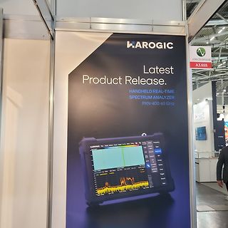 Werbeplakat für Handheld Spektrum Analyzer