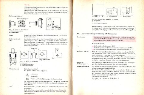 Ausschnitt aus einem technischen Datenblatt oder Handbuch