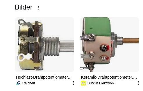 Zwei Drahtpotentiometer