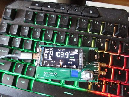 Multi-Mode SDR auf Tastatur