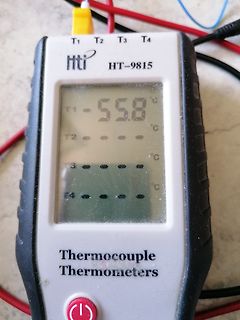 HT-9815 Thermocouple Thermometer mit Messwert