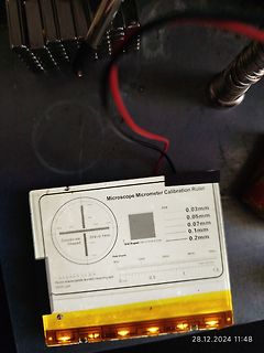 Mikroskop-Mikrometer-Kalibriermaßstab
