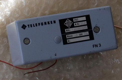 Telefunken FN3 Gerät mit Typenschild