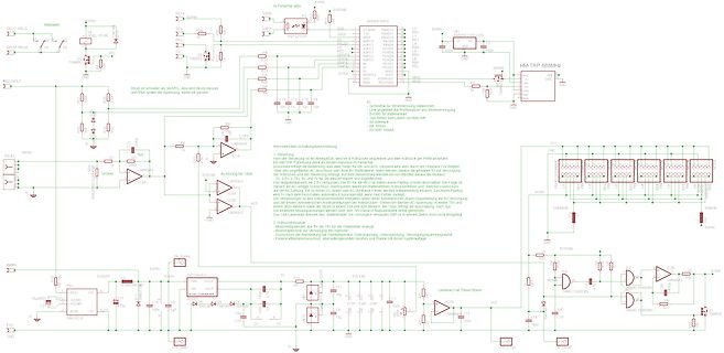 Schaltplan eines HM-TRP 800MHz Verstärkers