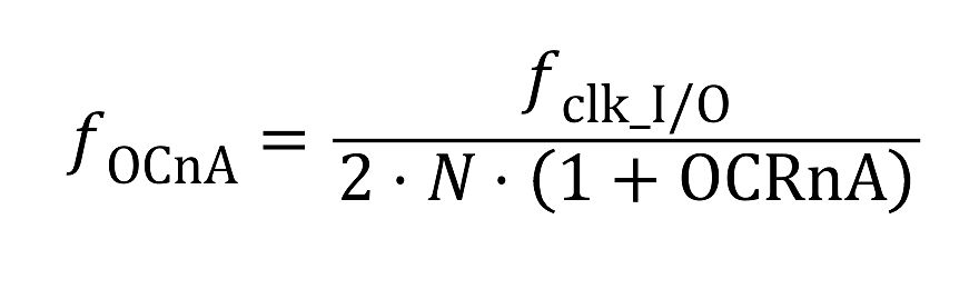 Mathematische Formel für die Frequenz OCnA